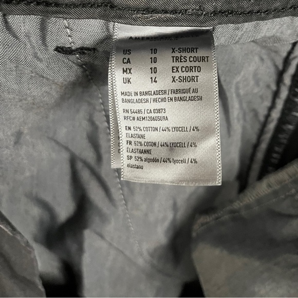 AMERICAN EAGLE Cropped High Waist Tied Waist Pants - Picture 5 of 11